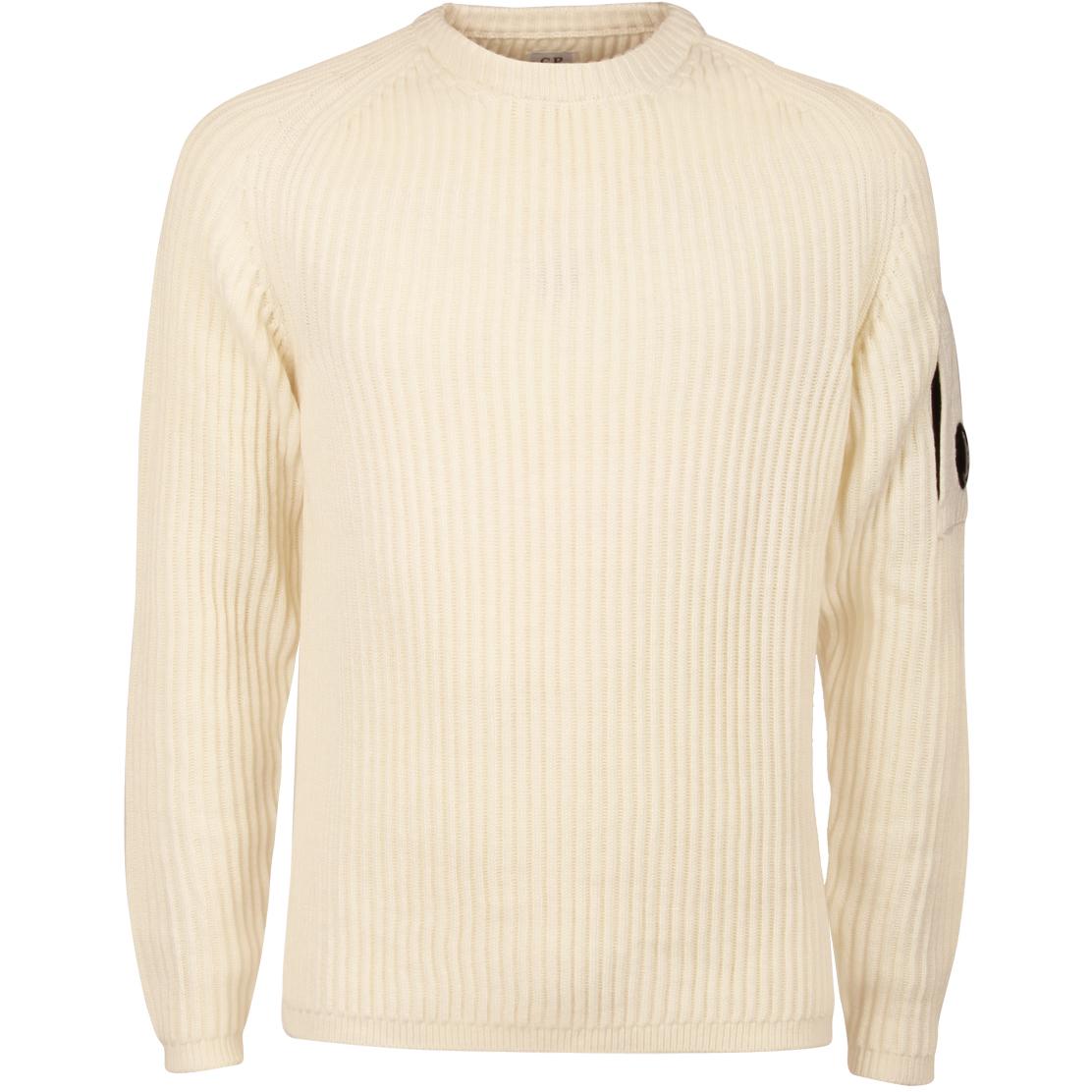 PULL. U. GC A COSTINE C/TASCHINO SULLA MANICA C/LENTE C.P. COMPANY 13CMKN204A/005292A 103 GAUZE WHITE C.P. COMPANY 