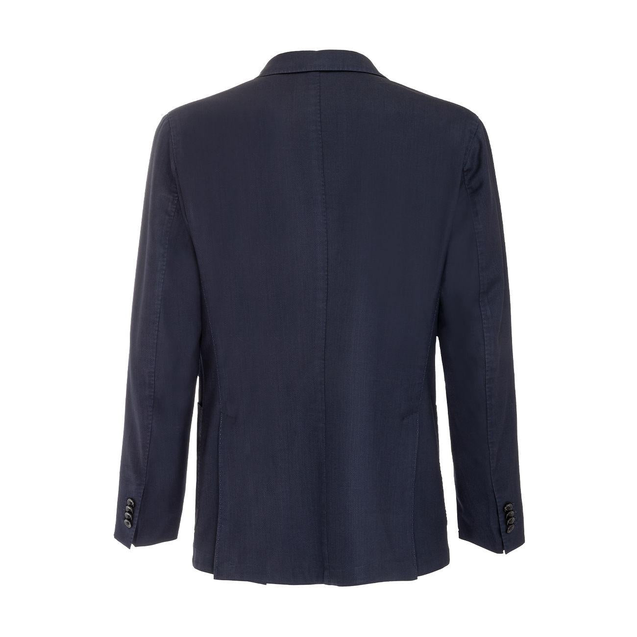 Giacca In Lana Con Tre Bottoni Uomo Blu Navy N2902J/BAP430 0782BLUNAVY BOGLIOLI 
