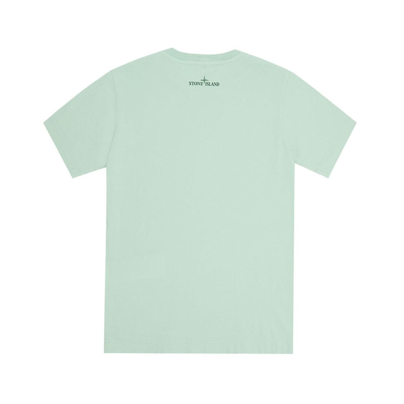 T-Shirt Camo One Print Bambino Lightgreen 781621072 V0052, LIGHTGREEN STONE ISLAND 