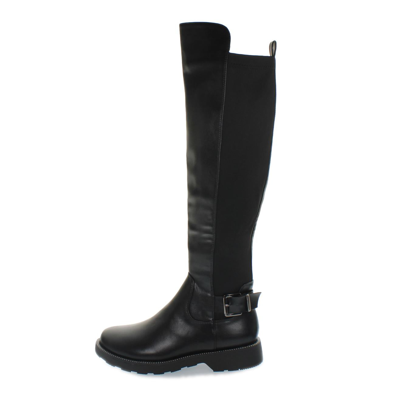 Stivali Alti Con Gambale Elasticizzato Donna Nero 8208 NERO KHARISMA 