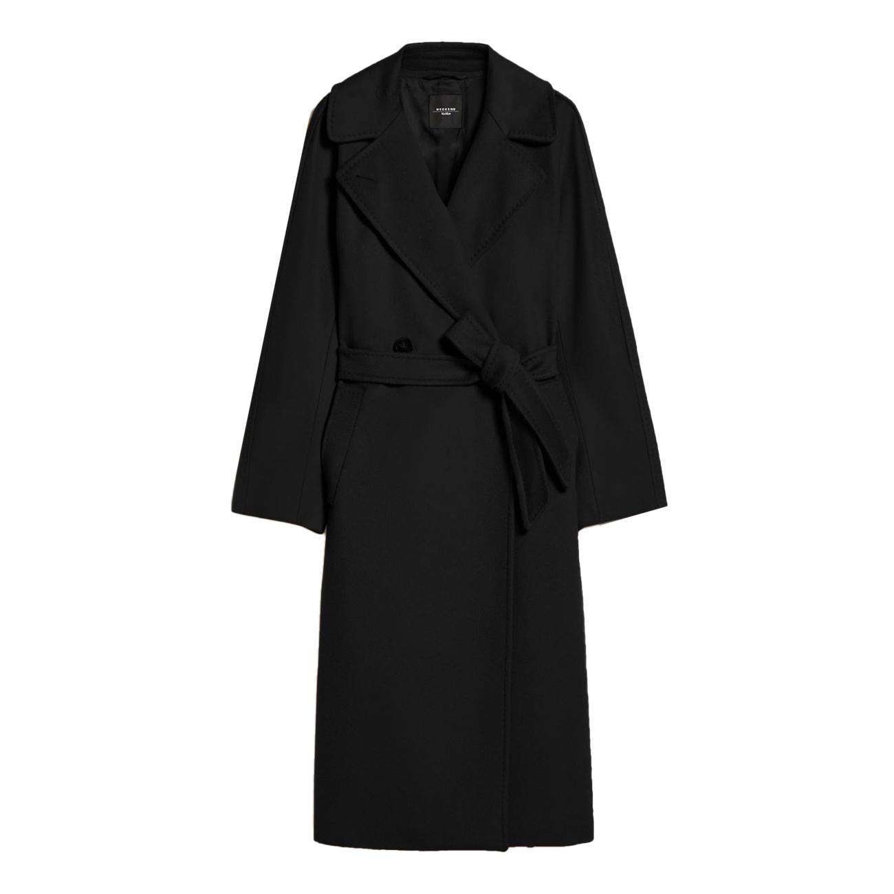 Cappotto Resina Drap Di Pura Lana Donna Nero RESINA 2350161133600 013 NERO MAX MARA WEEKEND 