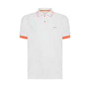 Polo Profili Fluo Uomo Bianco A34120 01 BIANCO SUN68 