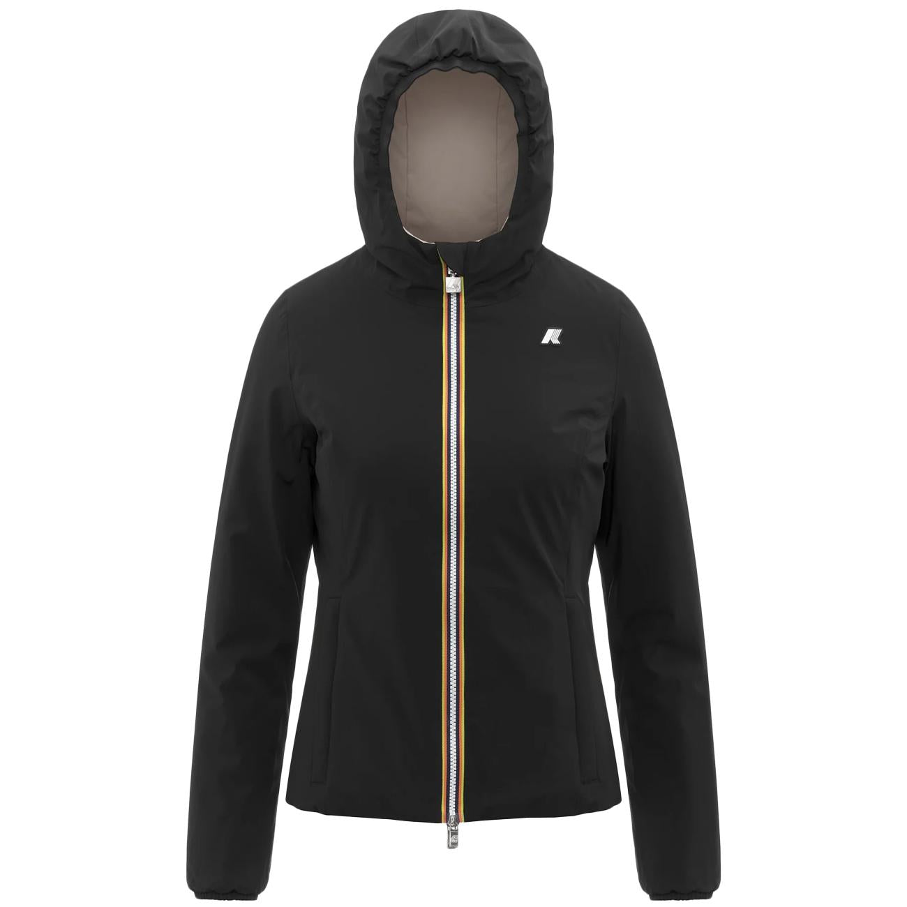 Lily ST Warm Reversible K6128TW BC9 BLACK PURE-BEIGE C K-WAY 