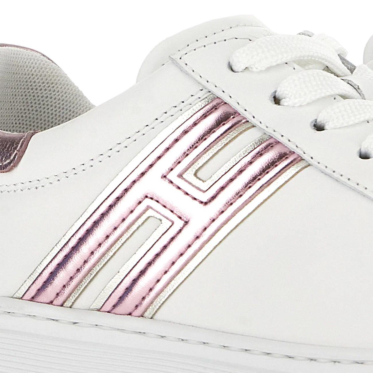 SCARPA D. H365 ALLACCIATO CANALETTO HOGAN HXW3650J310RMW0RUX BIANCO/ROSA HOGAN 