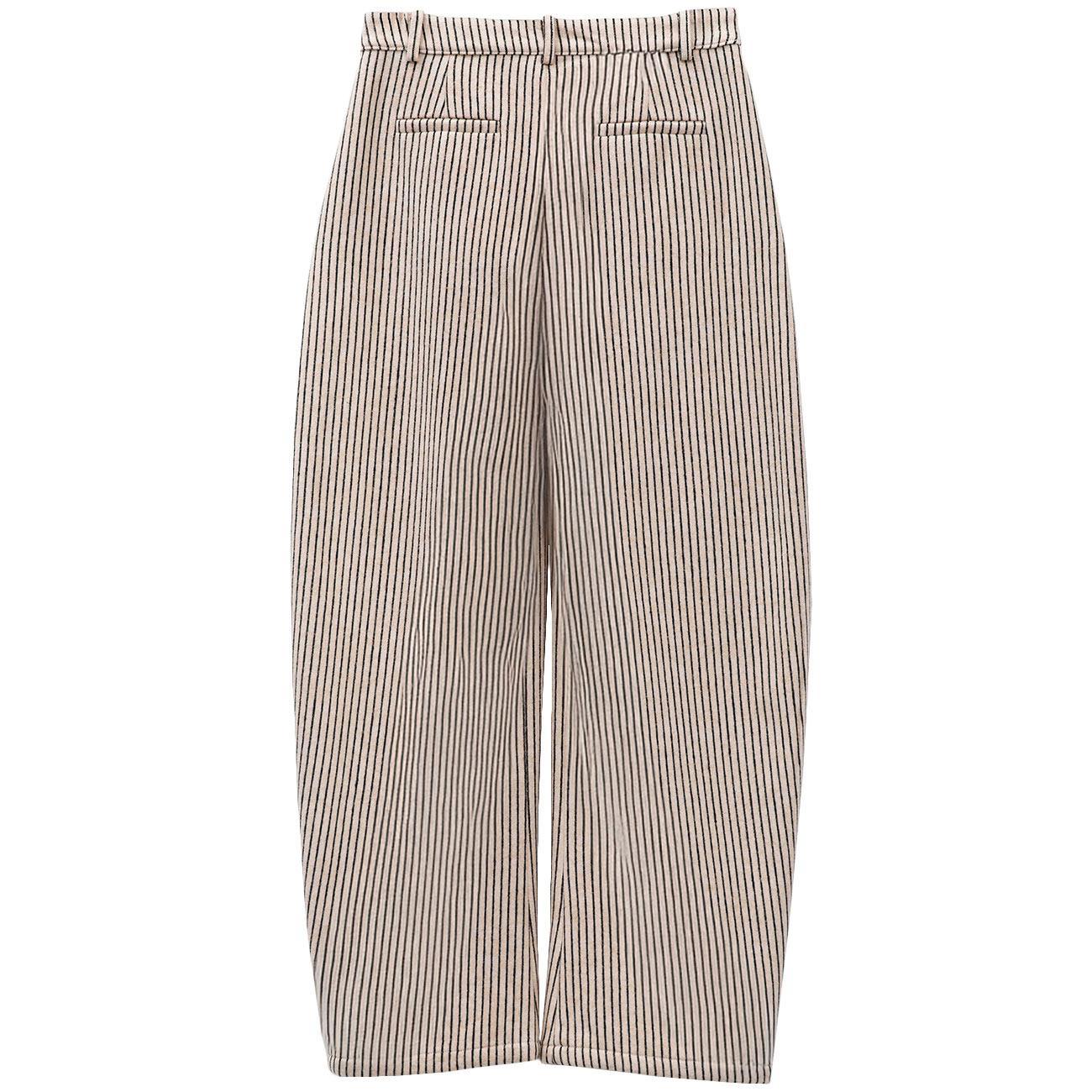 Pantalone A Righe EFW250042 CREMA ELEH 