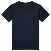 T-Shirt Girocollo Regular S746JF0271DFZ4DD 890 BLU DONDUP 