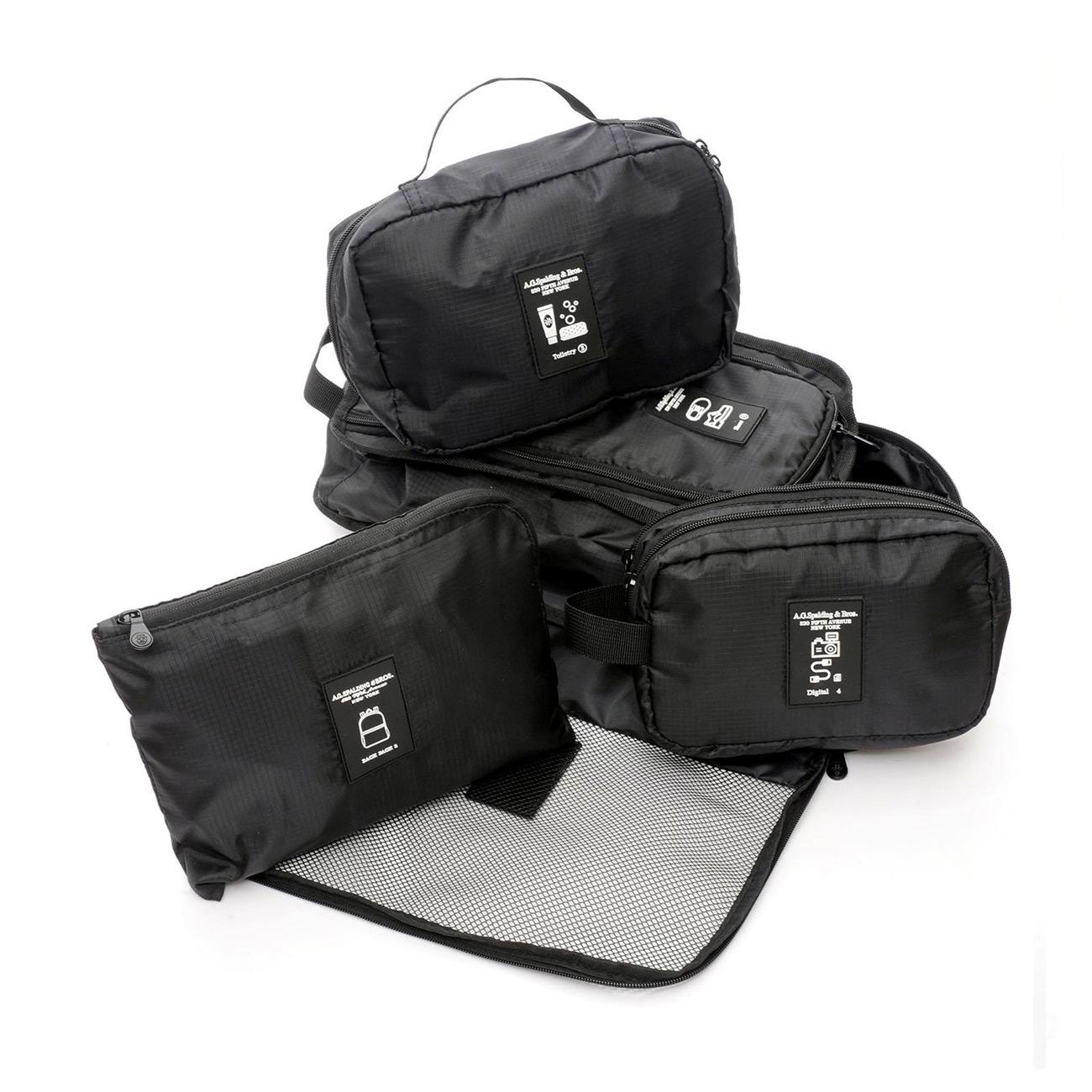 Kit Travel Unisex Nero 310730 U900 NERO A.G. SPALDING&BROS 