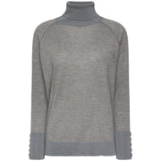 Maglia Dolcevita Soft Touch M476Z000609N 023 GREY MELANGE ELENA MIRO' 
