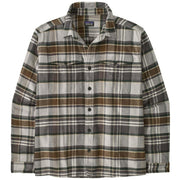 Camicia In Flanella Fjord Da Uomo 42401 BZGY/BLIZZARD SALT GREY PATAGONIA 