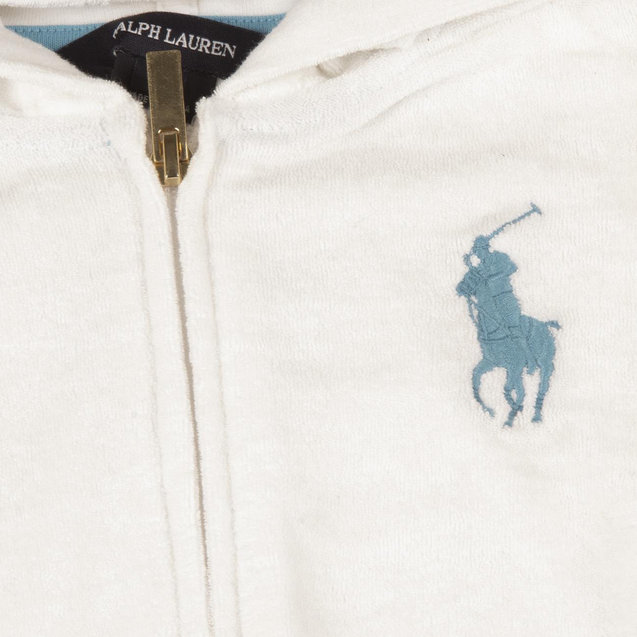 Felpa Spugna Big Pony Bimba Bianco H10KTL08-B8244 A1000 WHITE POLO RALPH LAUREN 