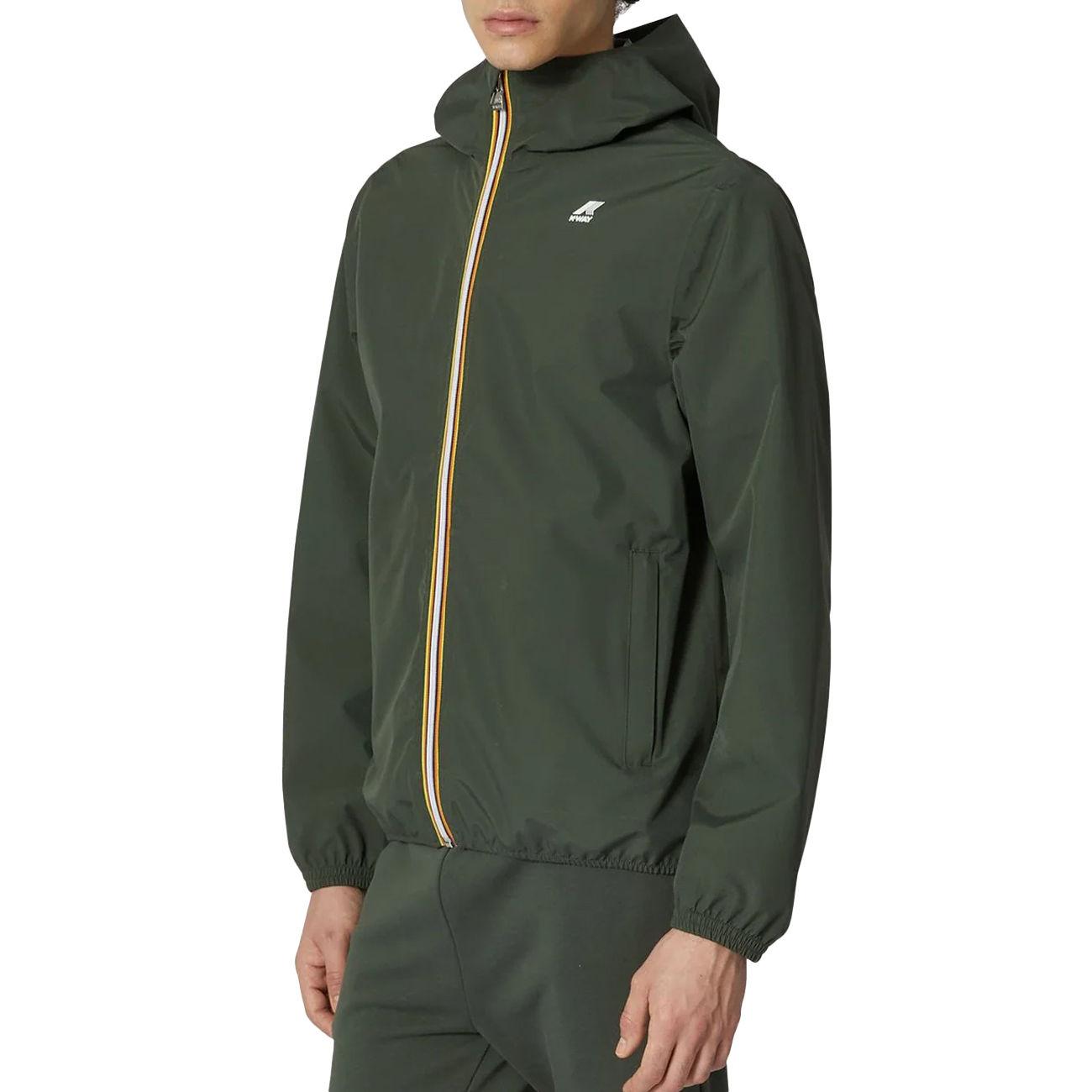 Jacket Jack Stretch Dot Uomo Greenblackish K81251W WMR GREENBLACKISH K-WAY 