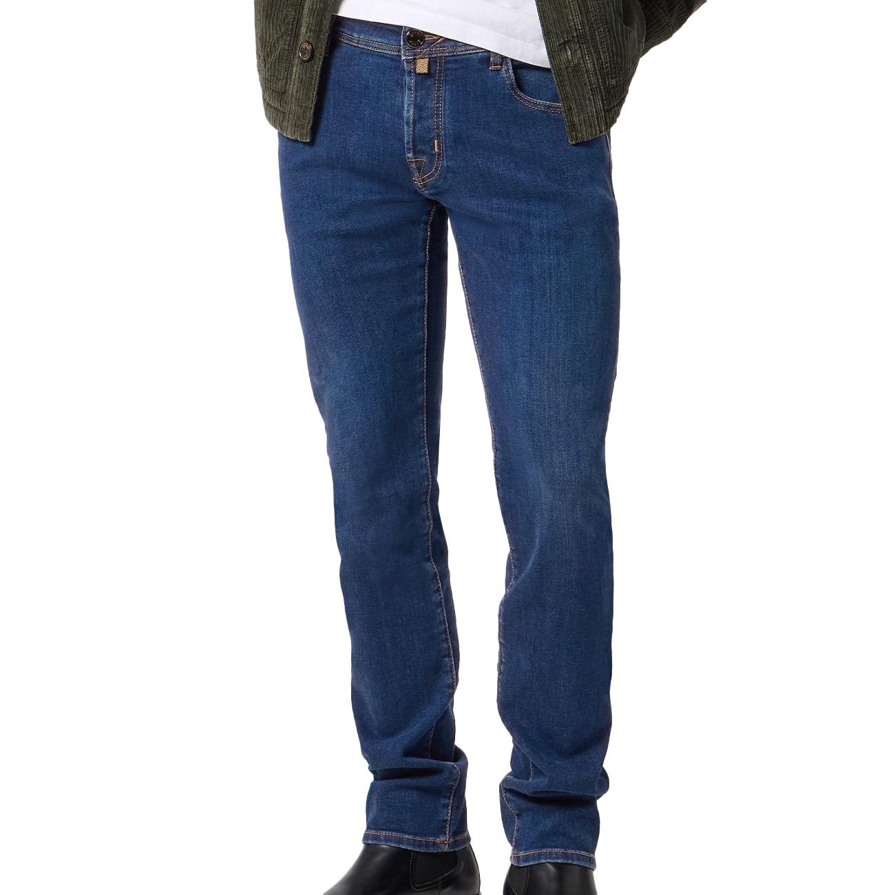 Jeans Nick Slim Stretch Uomo Blu Medio UQE0731P3621 814D JACOB COHEN 