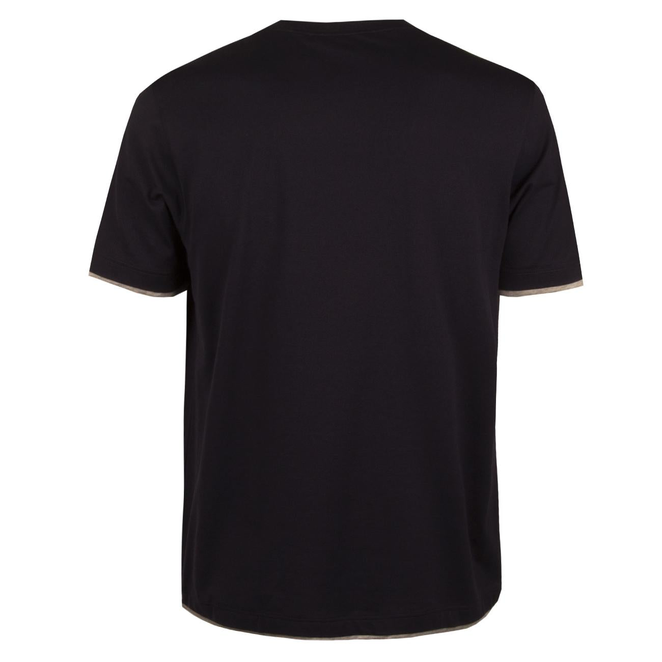 T-SHIRT U. MM COT. LA FILERIA 60123/73711 590 BLU LA FILERIA 