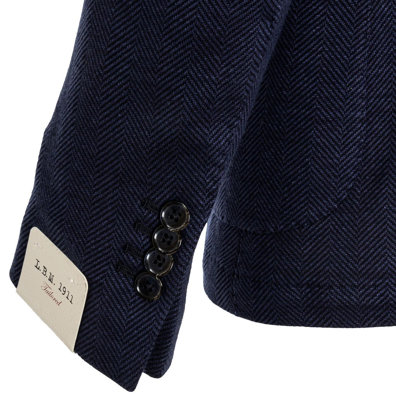 Giacca In Tessuto Spigato Uomo Blu 25211/2811 1BLU L.B.M.1911. 