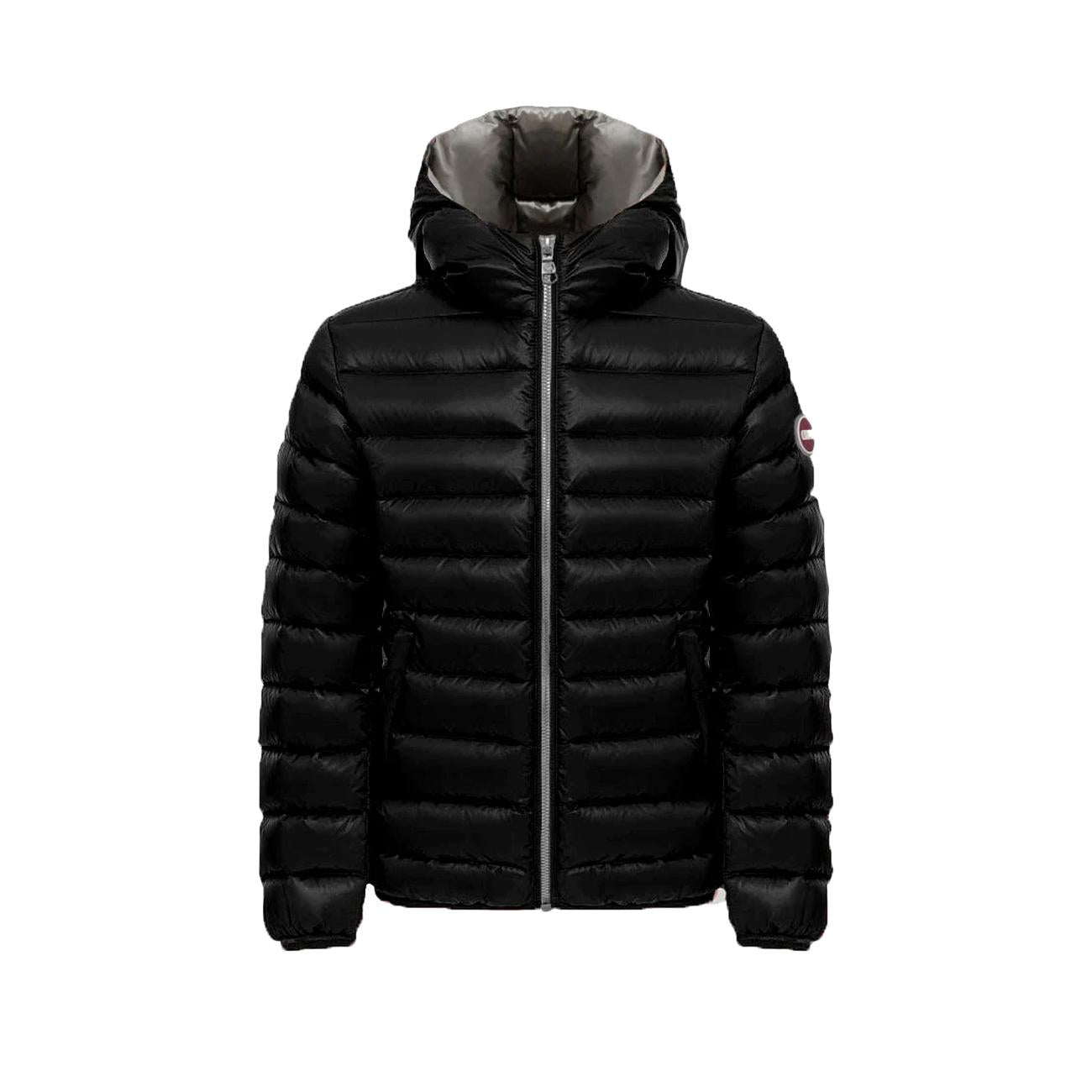 Piumino Cangiante Con Cappuccio Fisso Bambina Nero Dark Steel 3459A/5WG 99 NERO/DARK STEEL COLMAR ORIGINALS 