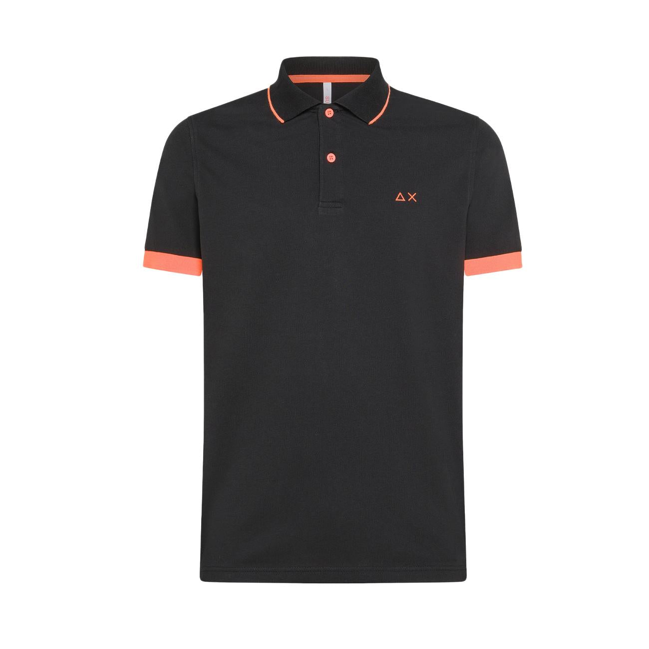 Polo Profili Fluo Uomo Nero A34122 11 NERO SUN68 