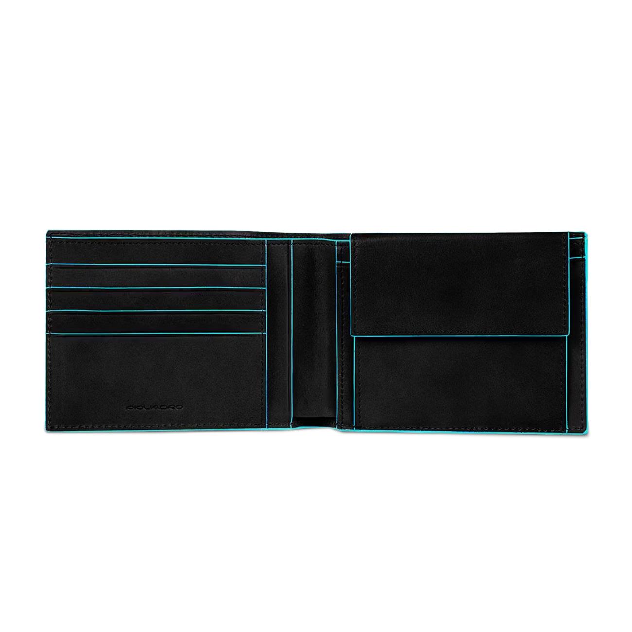 Portafoglio Con Portamonete Uomo Nero PU257B2R NERO PIQUADRO 