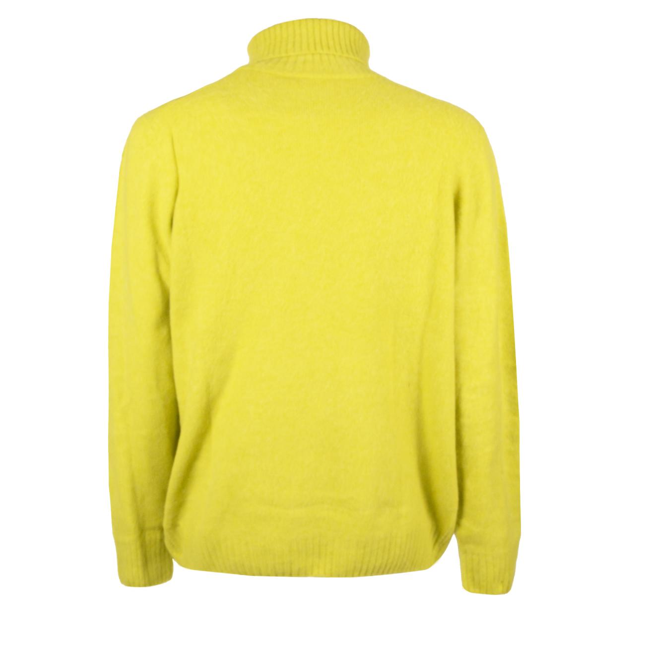 Dolcevita In Lana Uomo Giallo Lime 24196/18801 444 GIALLO LIME LA FILERIA 