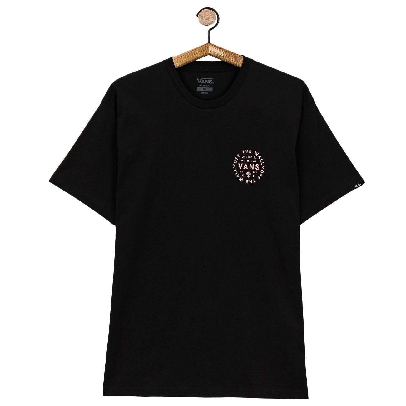 T-shirt  Bandana Paisly SS Vans VN0A7PLT BLK1BLACK VANS 