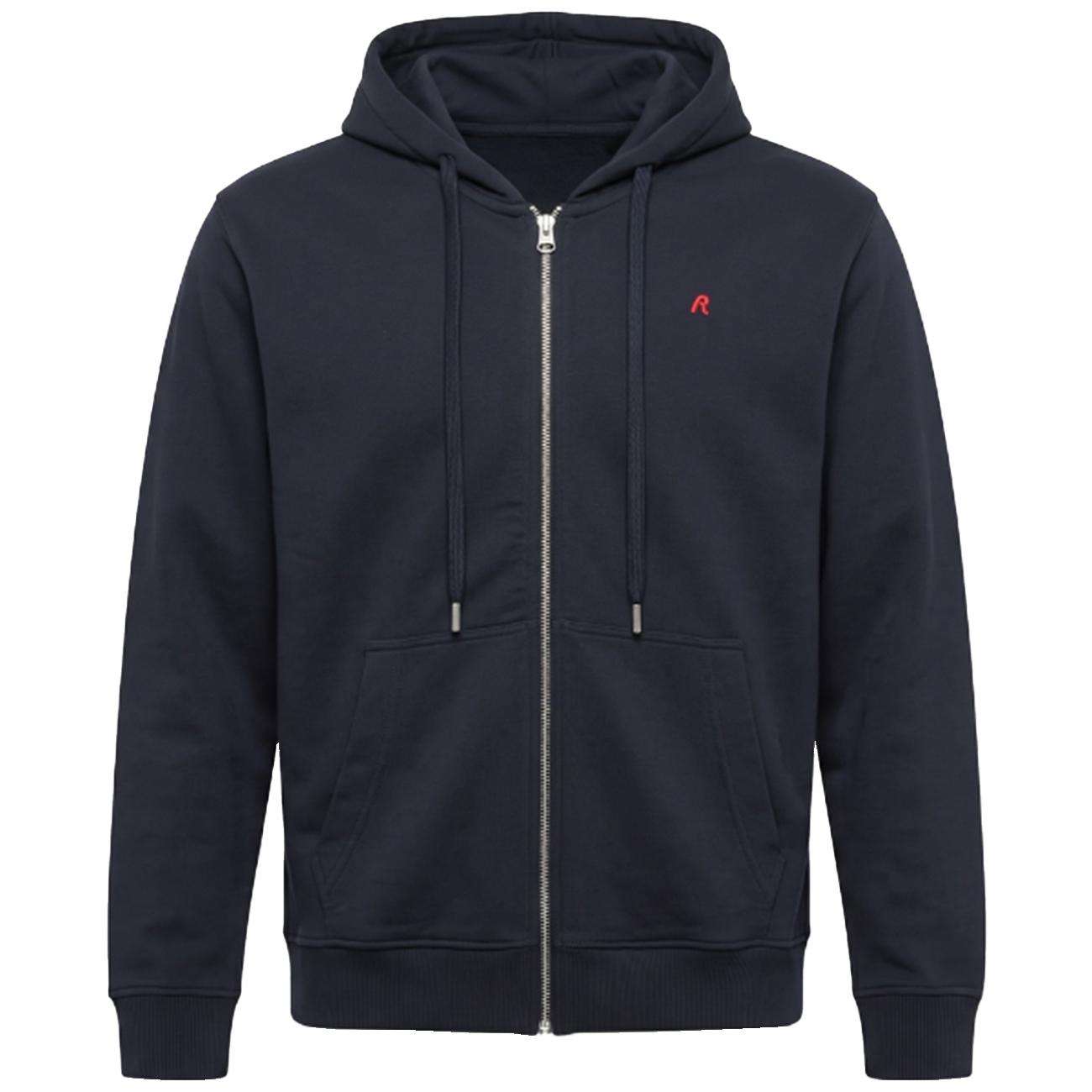 REPLAY Felpa Full Zip Uomo Blu Scuro M3107.000.23808 970 DARK BLUE 