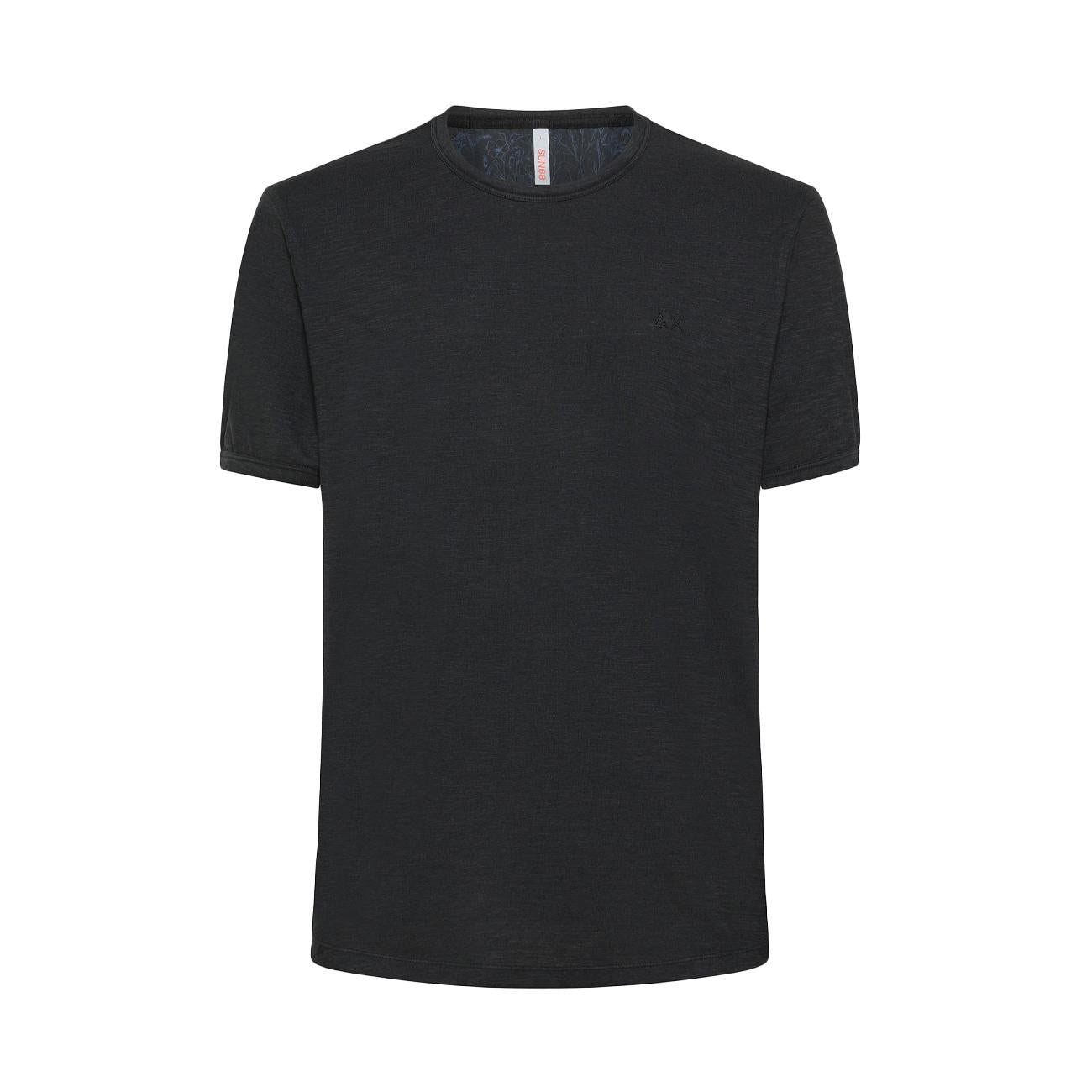 T-Shirt Round Bottom Uomo Nero T34118 11 NERO SUN68 