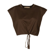 Tshirt Coulisse Donna Gianduia J3718024/04B GIANDUIA 1799/MORO JUCCA 