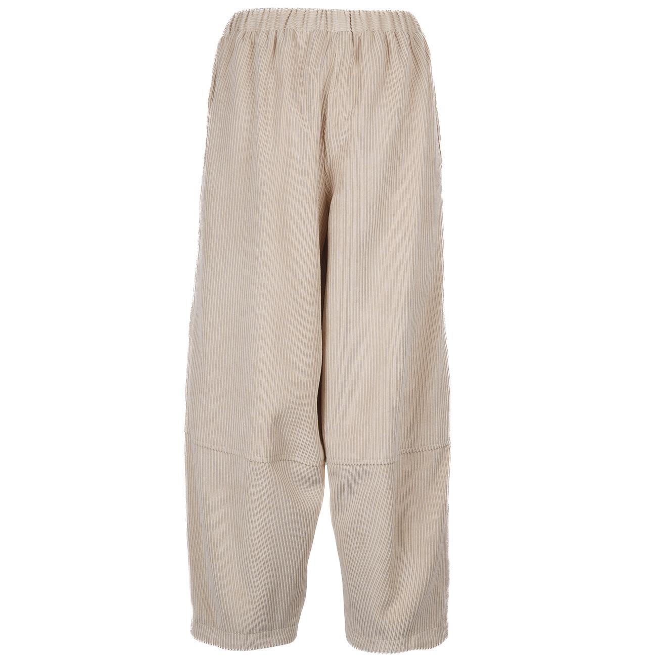 Pantaloni in Velluto a Coste P002349 009 GESSO MASCHERONI 