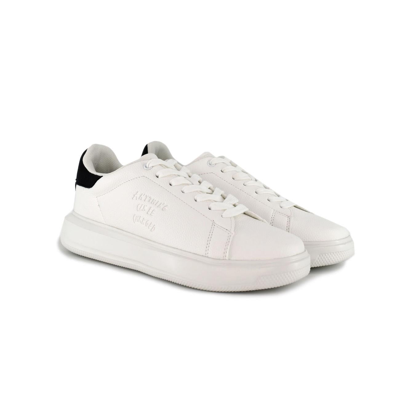 SNEAKERS UNISEX BIOMILAN ACBC SHMI ECO 201 WHITE + BLACK ACBC 