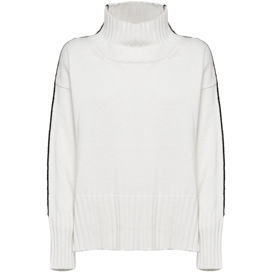 Maglione Collo Alto Donna Latte AD/8081H 5083 LATTE ALPHA STUDIO 