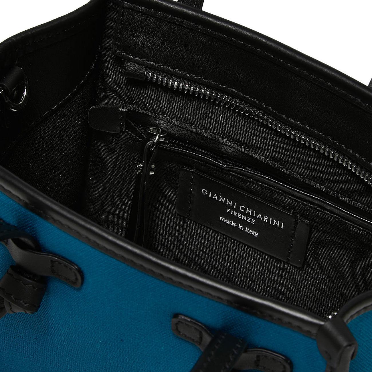 BORSA MARCELLA PELLE E TESSUTO GIANNI CHIARINI BS8065/23PECNV/SE 6231 LAGOON GIANNI CHIARINI 