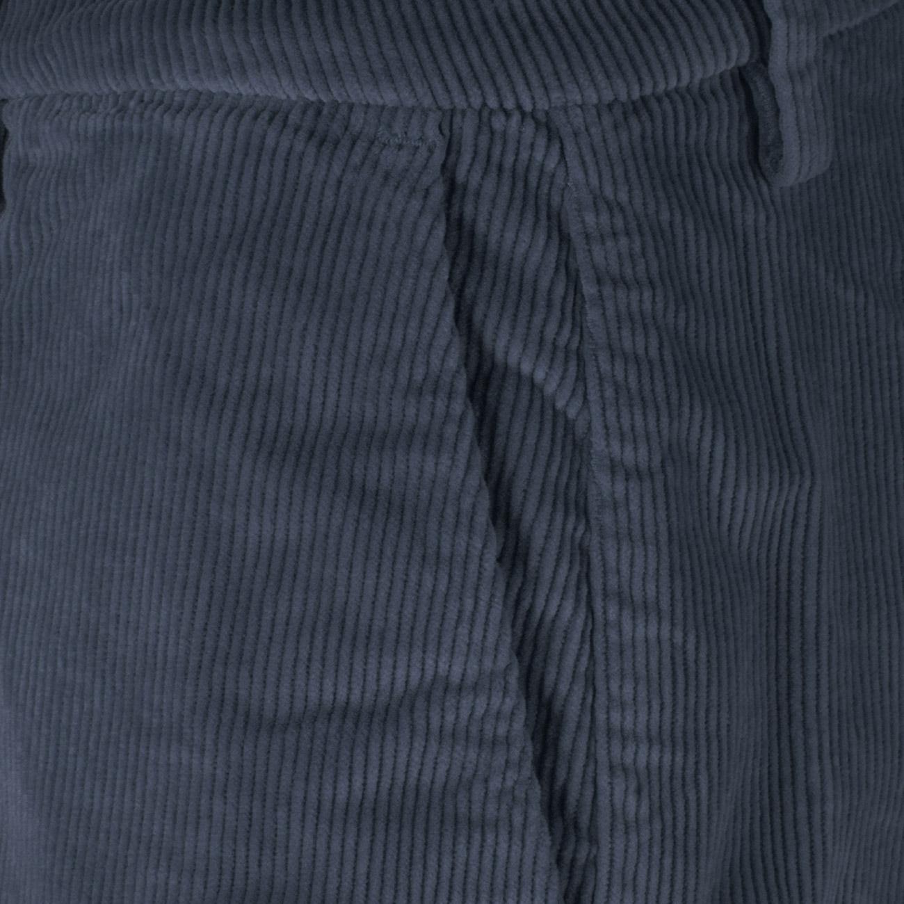 Pantalone In Velluto Donna Blu Navy ELLE-QVR 880 BLU NAVY TELERIA ZED 