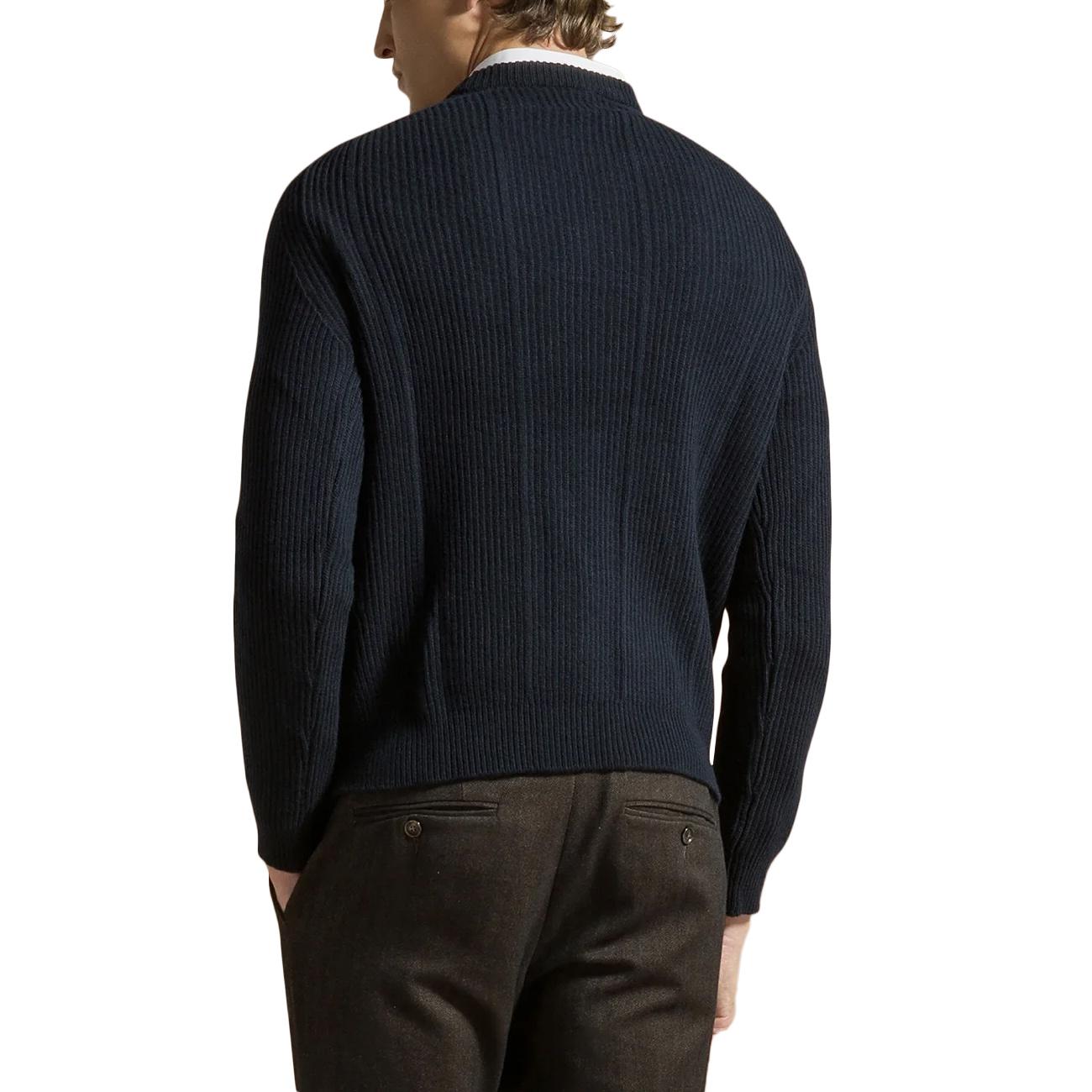 Maglia A Girocollo Fuji FUJI 1653 511 BLU NOTTE CRUNA 