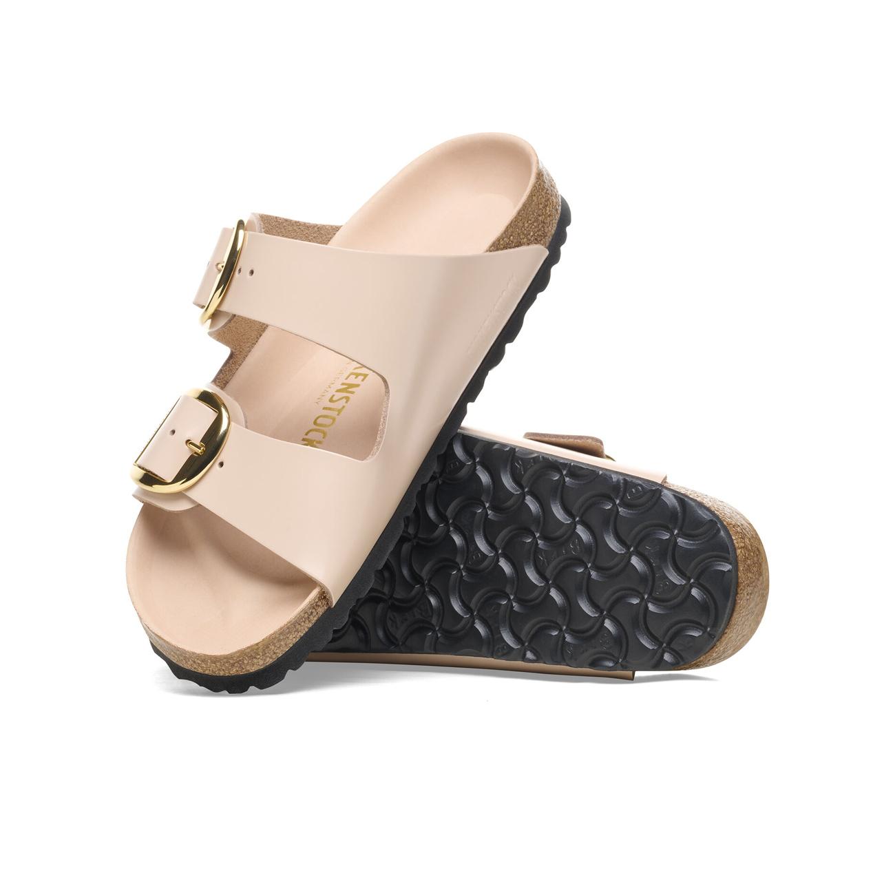 Sandali Arizona Con Grande Fibbia 1026553 BEIGE BIRKENSTOCK 