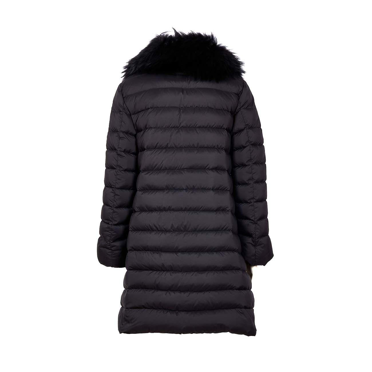 Cappotto Piumino Cintia S3 Con Pelo Donna Nero CINTIA/S3 NERO MOORER 