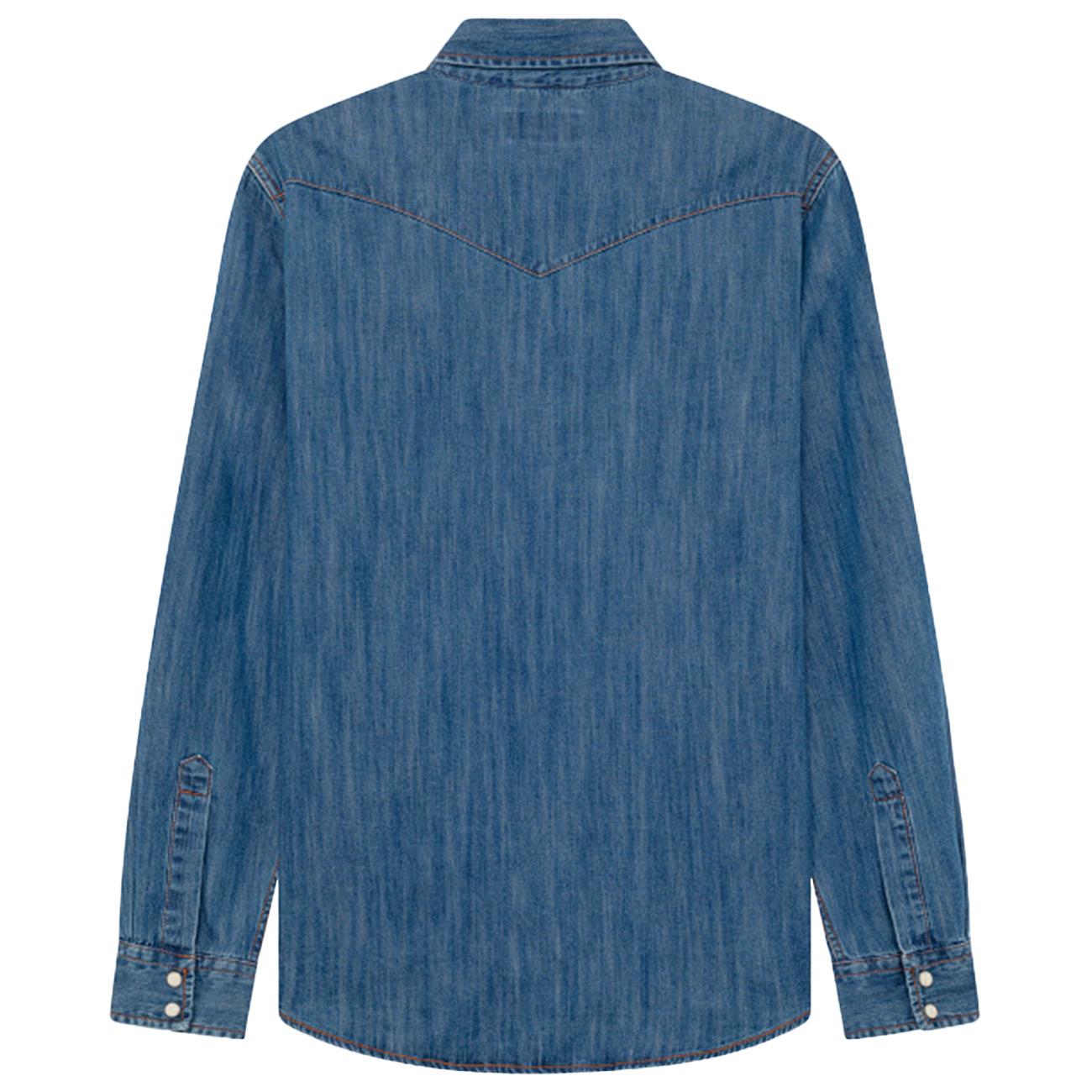 Camicia Martin Cobalt Stone RRU400CG343161 C0999 STONE DENIM ROY ROGER'S 