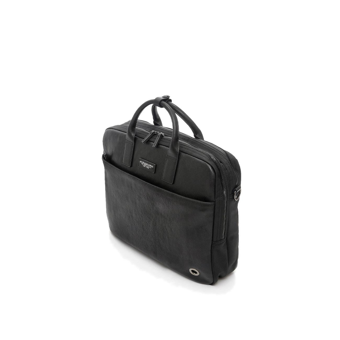 Cartella 2 Zip Steel Rivet Unisex Nero 309394U 900 NERO A.G. SPALDING&BROS 