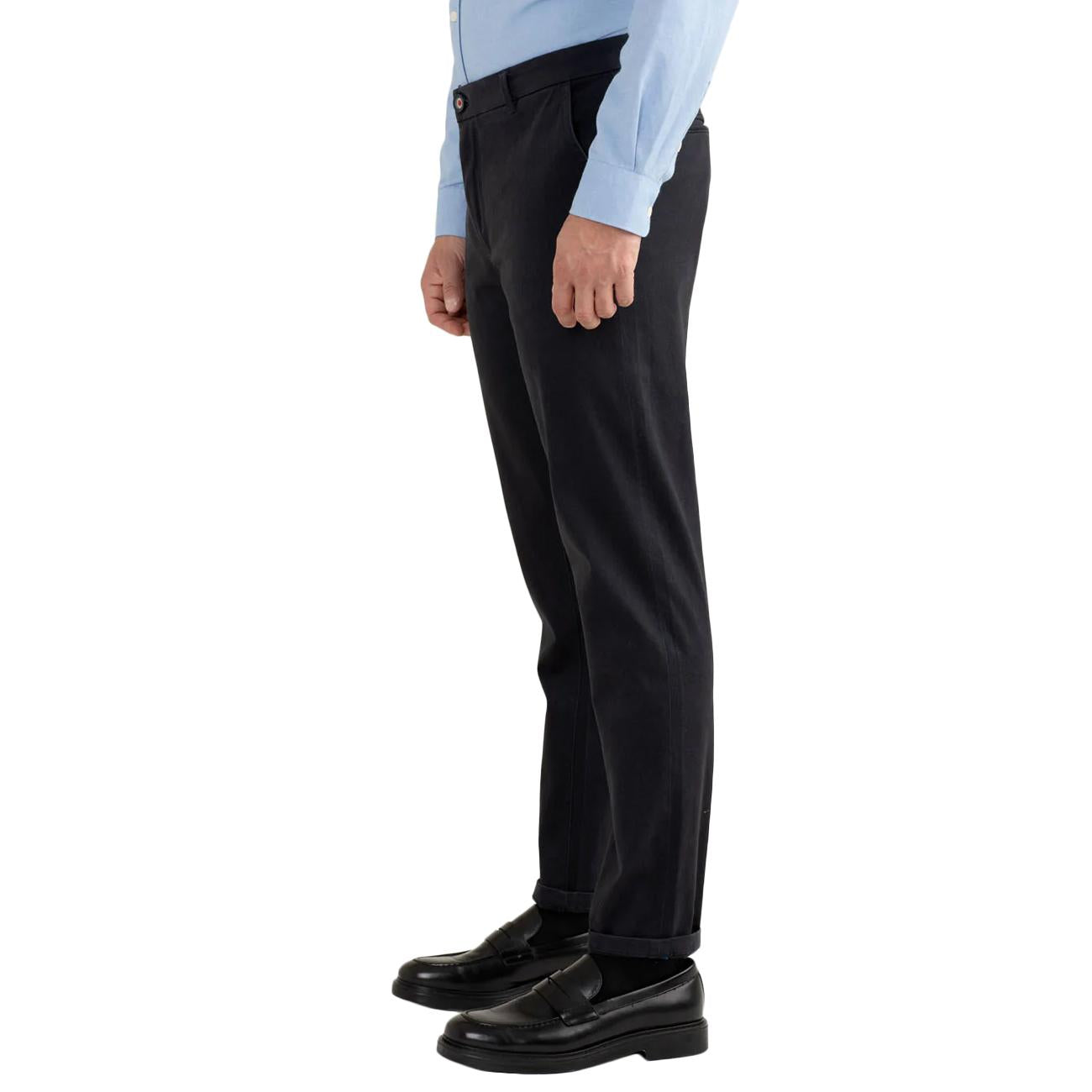 Pantalone Chino Slim Ft "Mr. Bryan" FMRAYMOND A0601 BLUE FRED MELLO 
