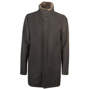 Cappotto In Lana Diagonale Uomo Grigio CA0071U39601 9480 GRIGIO HERNO 