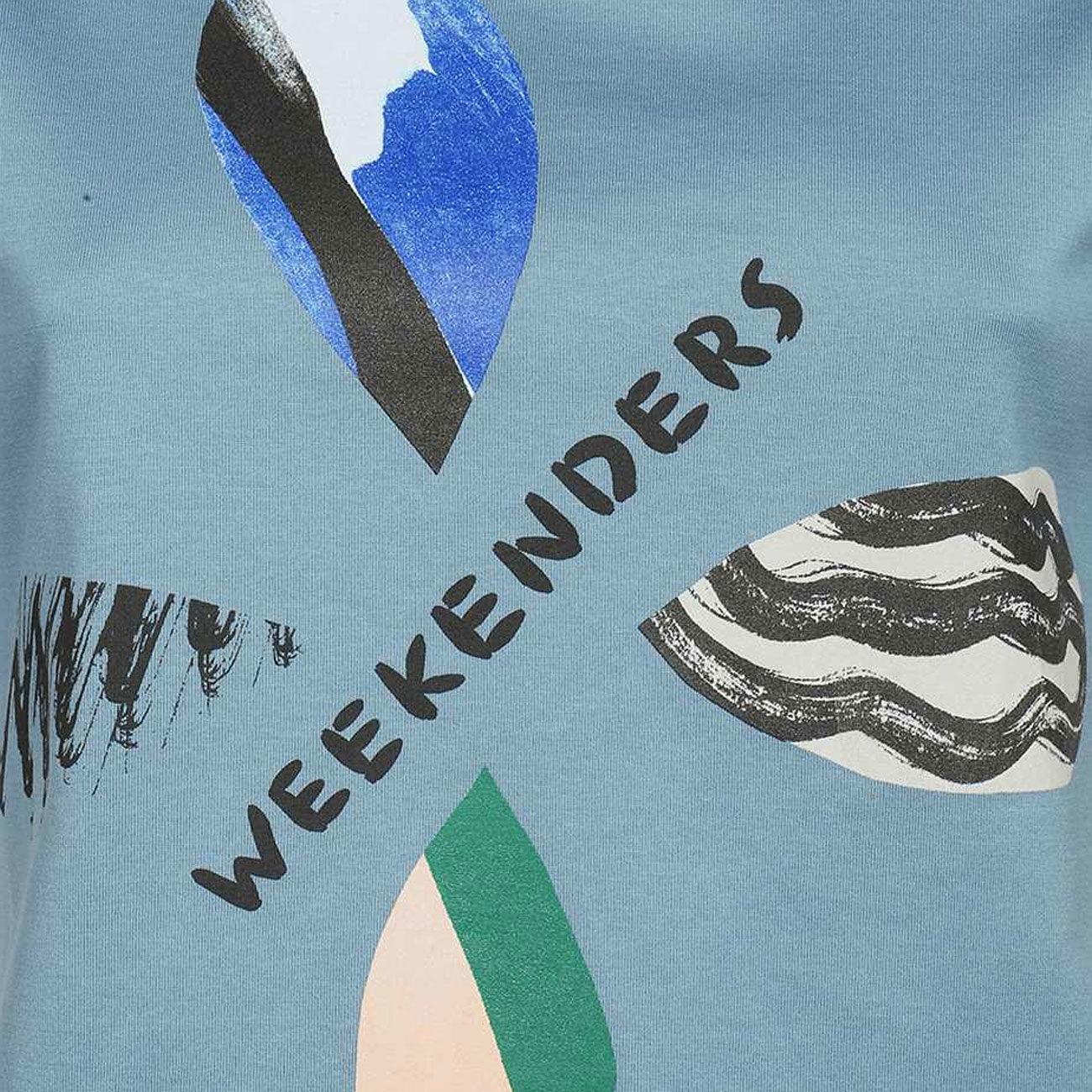 T-SHIRT D. POLKA WEEKEND MAXMARA POLKA 2359710237600 003 AZZURRO+ST MAX MARA WEEKEND 