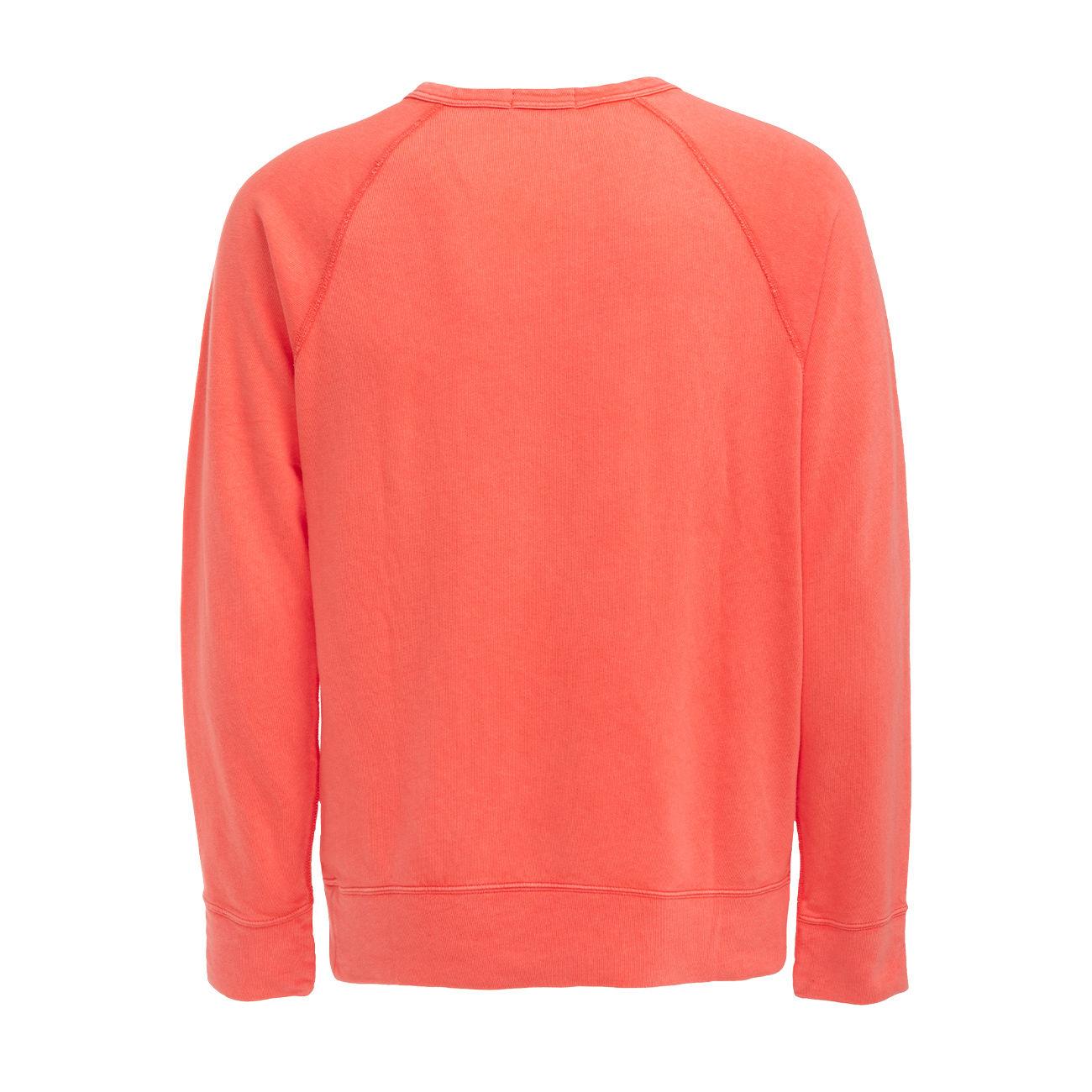 Felpa Girocollo In Cotone Garzato Uomo Red 710644952 038 RED POLO RALPH LAUREN 