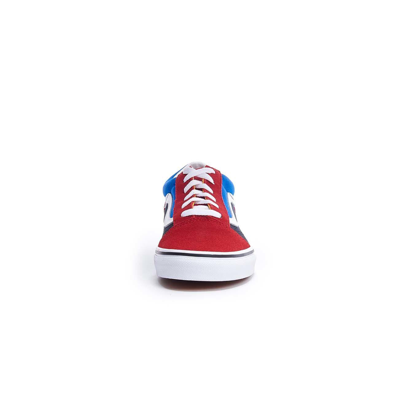 VANS Sneakers Bassa Old Skool In Suede E Tessuto Bambino Chilli Pepper Nautical Blue VN0A4UHZ/ 9AC1CHLPPRNAUTCLBL 