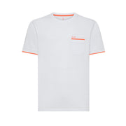 T-Shirt Profili Sottili Uomo Bianco T34124 01 BIANCO SUN68 