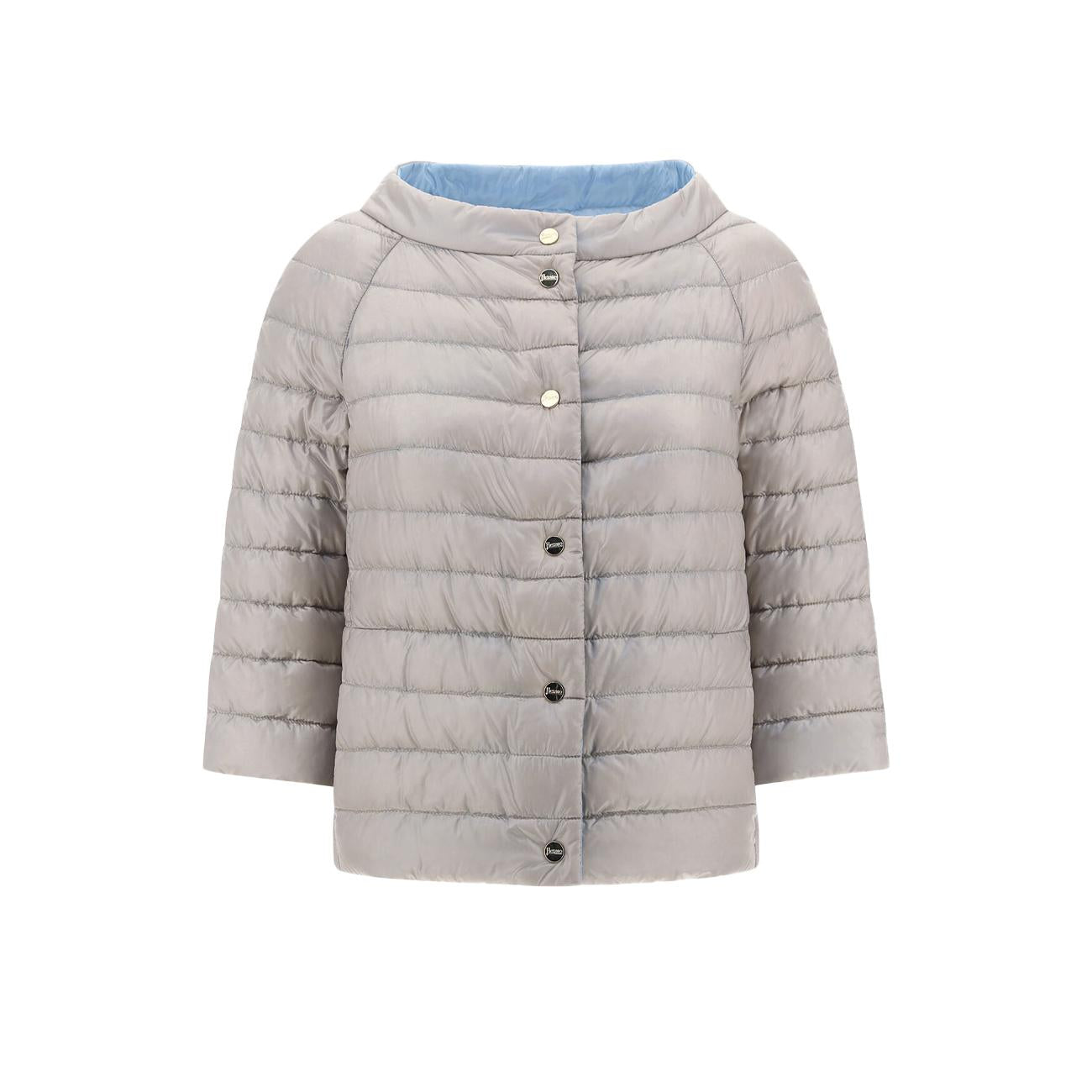 Piumino Corto Revers Donna Lavagna PI0769D12017 9490 LAVAGNA HERNO 
