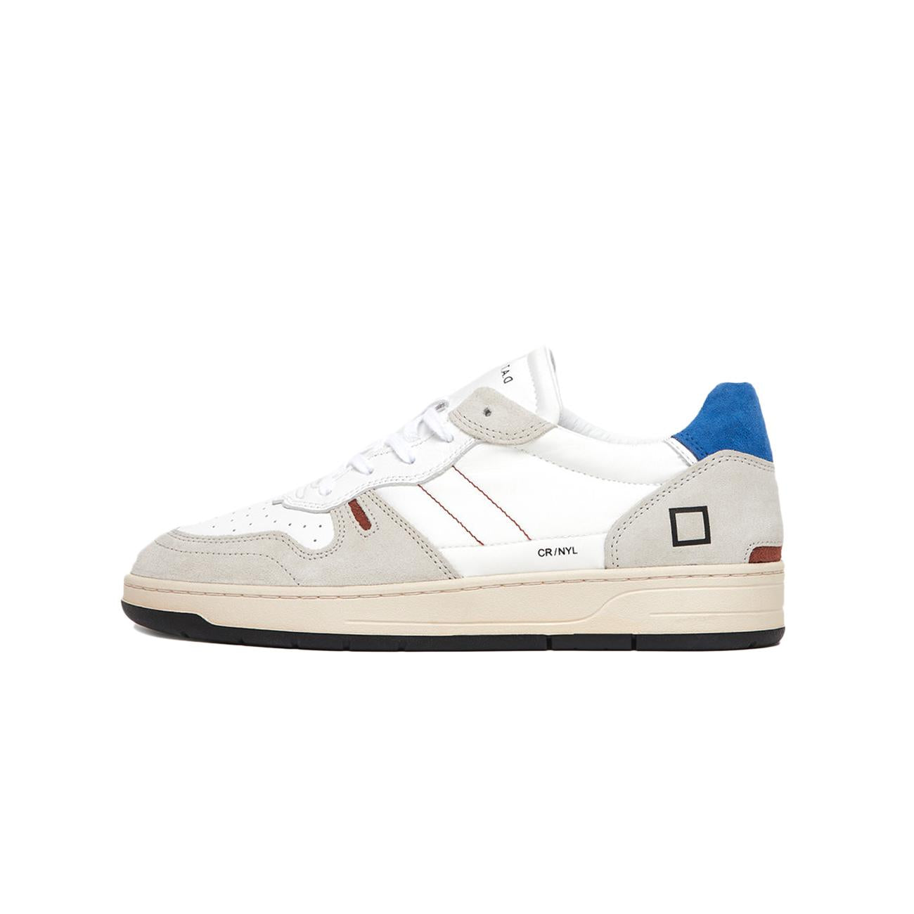 Sneakers Court 2.0 Uomo White Bluette M401-C2-NY-WE WHITE/BLUETTE D.A.T.E. 