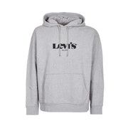 Felpa Relaxed Graphic Uomo Light Grey Melange LEVI/38479/0040 LIGHTGREYMELANGE LEVIS 