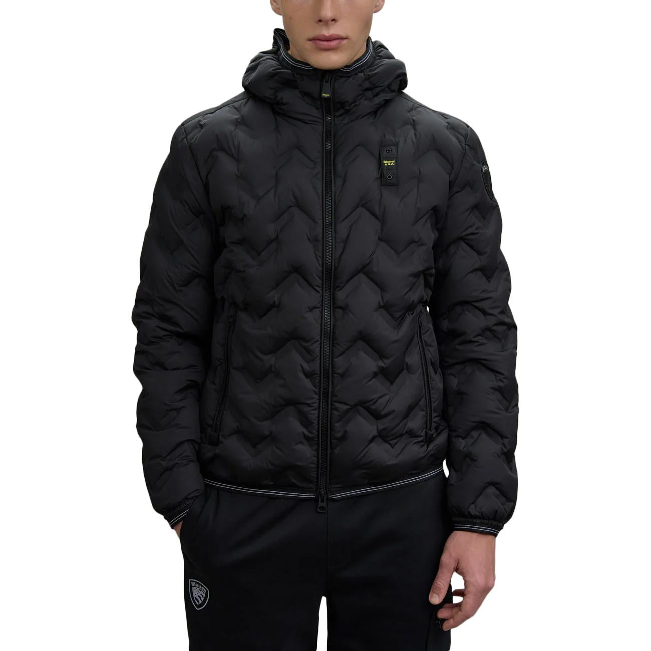 Piumino Piery Ad Angoli 25BLUC03233-007308 999TB NERO BLAUER 