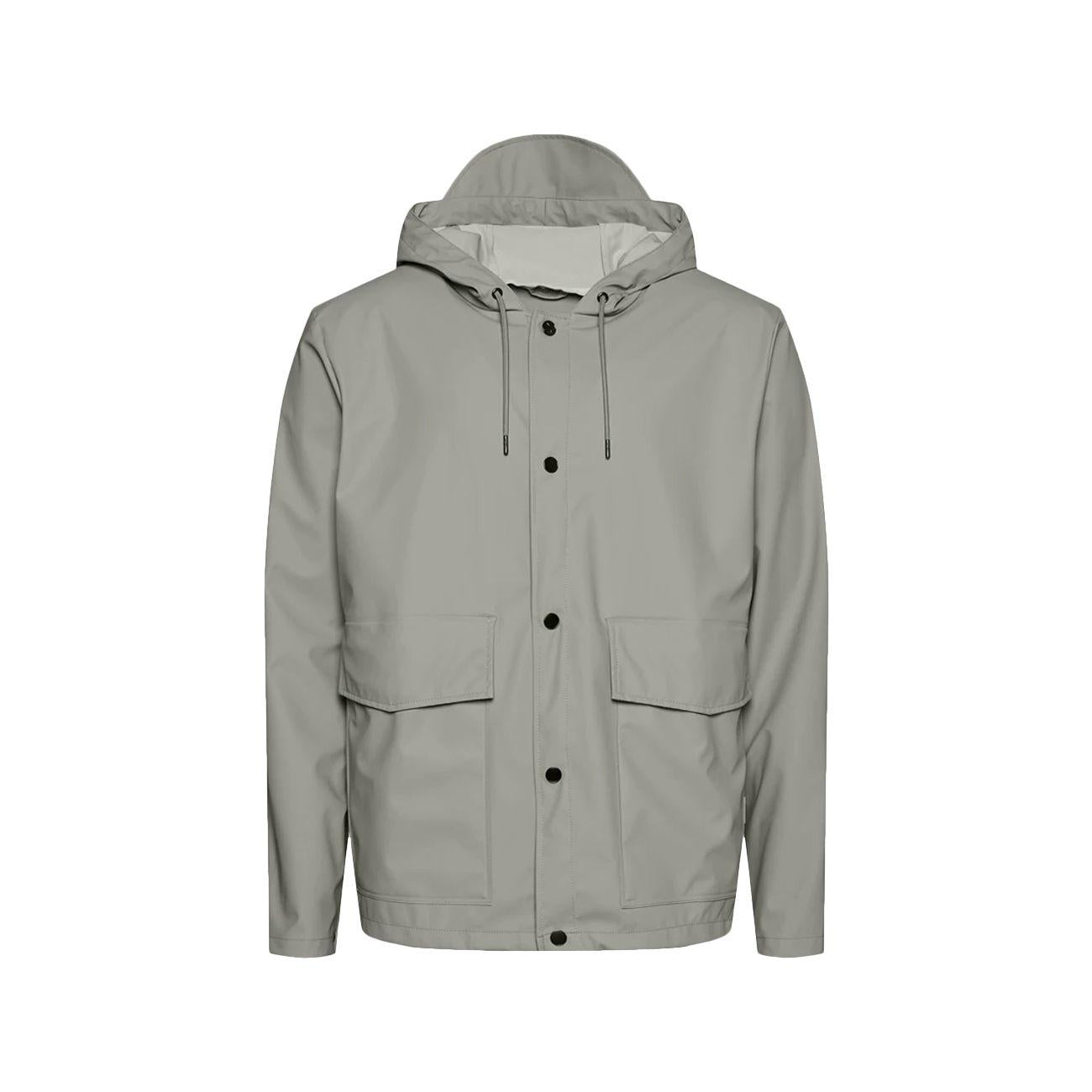 Giubbino Short Hooded Unisex Cement 18260 CEMCEMENT RAINS 