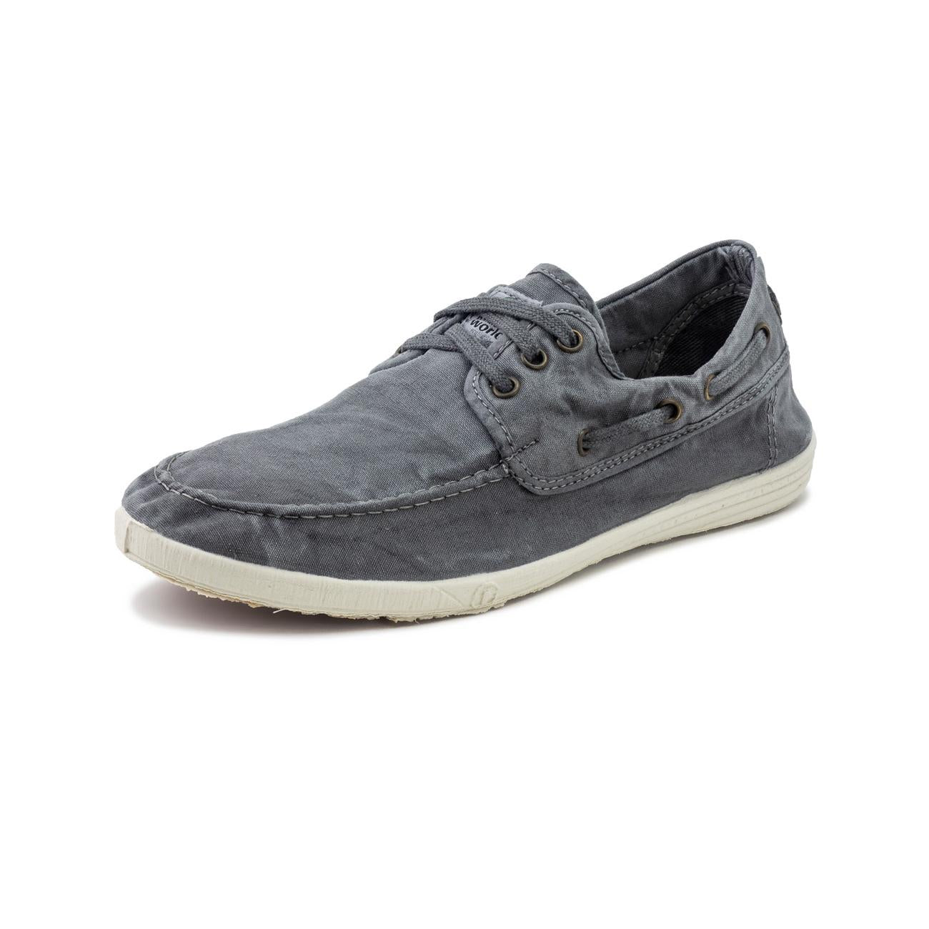 Mocassini Old Elbrus Uomo Grigio 303E 623 GRIGIO NATURAL WORLD 