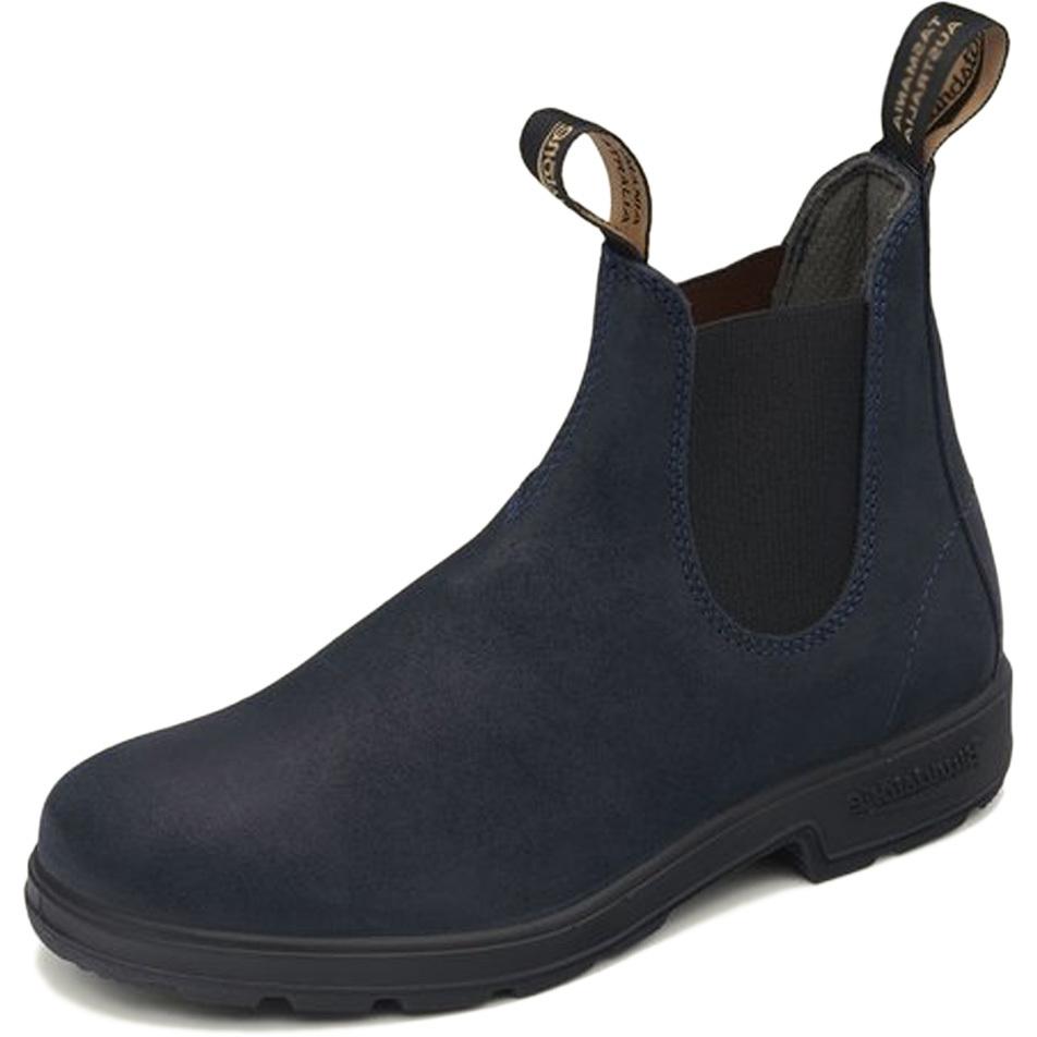 STIVALETTO U. CHELSEA IN PELLE SCAMOSCIATA BLUNSDTONE 222M1912 1912 NAVY WAXED BLUNDSTONE FOOTWEAR 