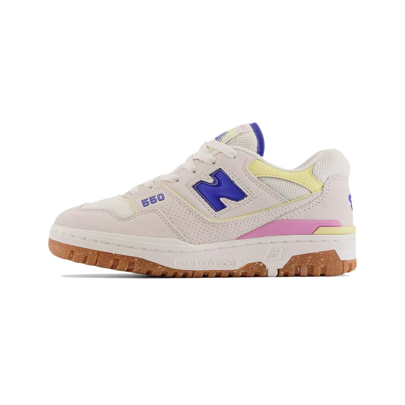 SNEAKER DONNA LIFESTYLE MTZ NEW BALANCE BBW550DB WHITE/BLUE/YELLOW/PINK NEW BALANCE 